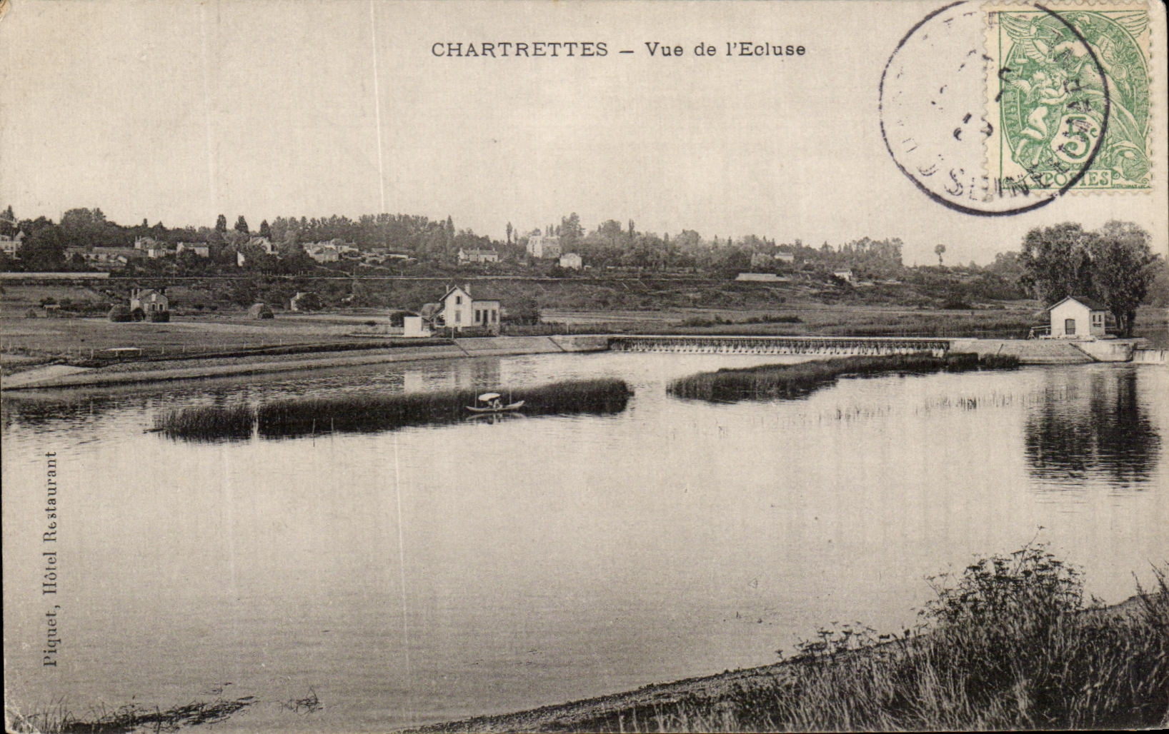 CPA Chartrettes Seen of the Lock