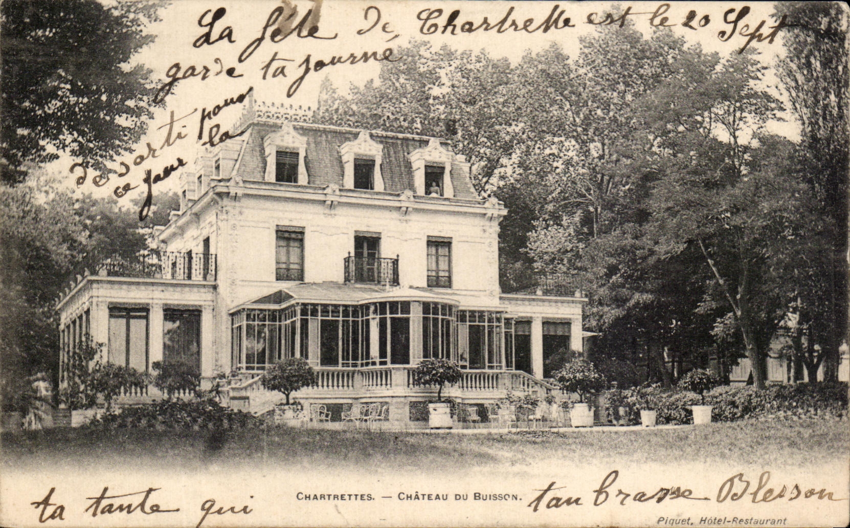 CPA Chartrettes Castle of the Bush