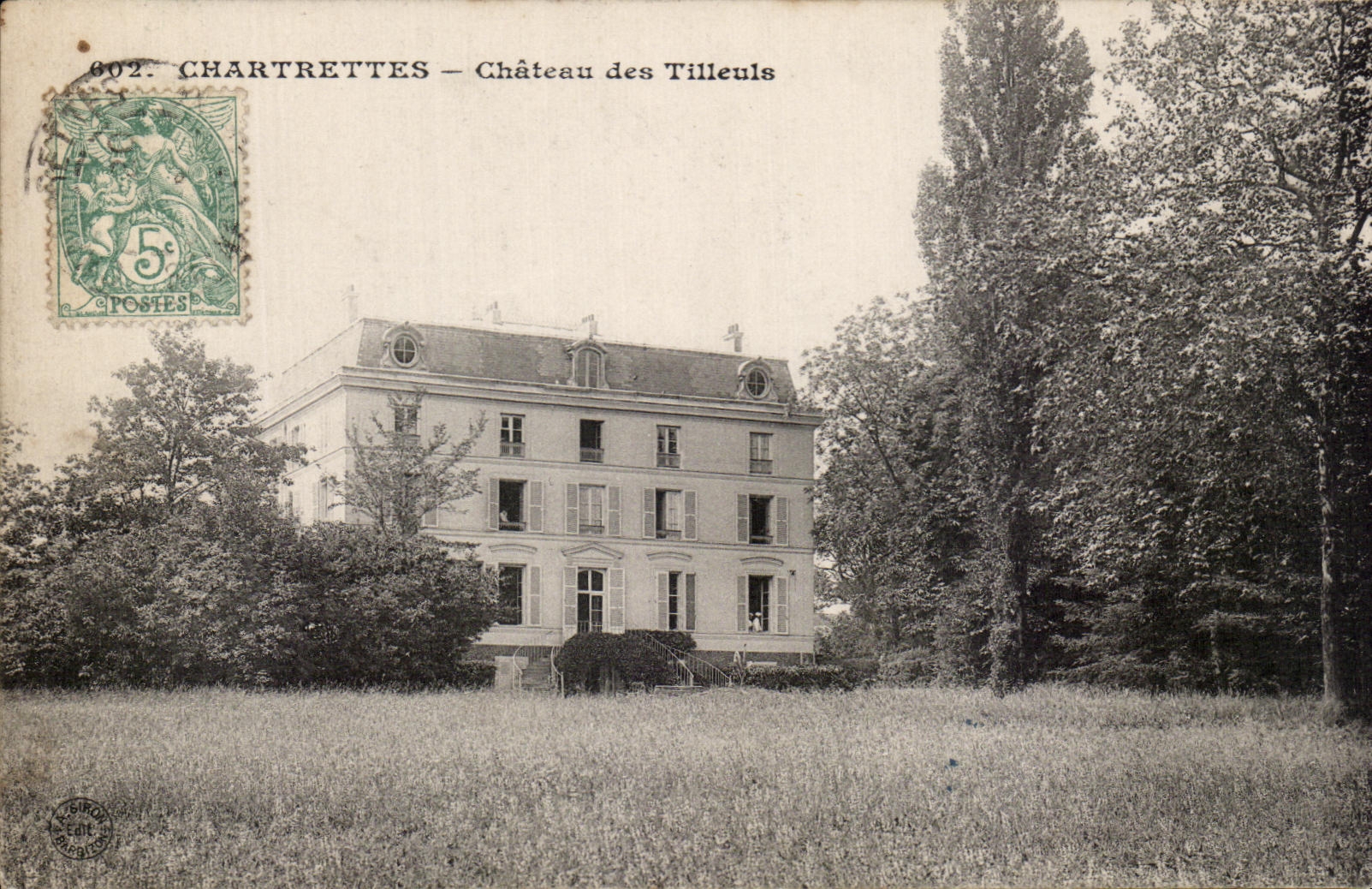 CPA Chartrettes Castle of the Limes