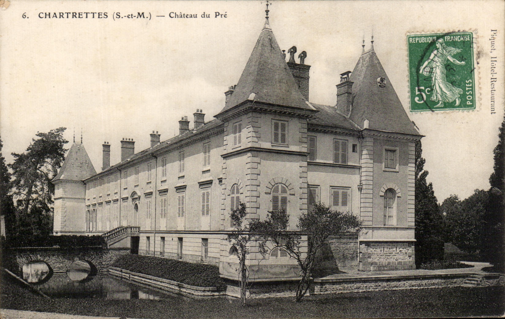 CPA Chartrettes Castle Of Pre