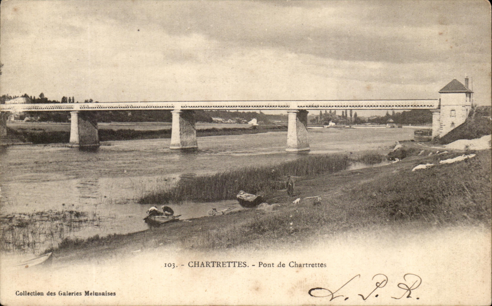CPA Chartrettes Pont De Chartrettes