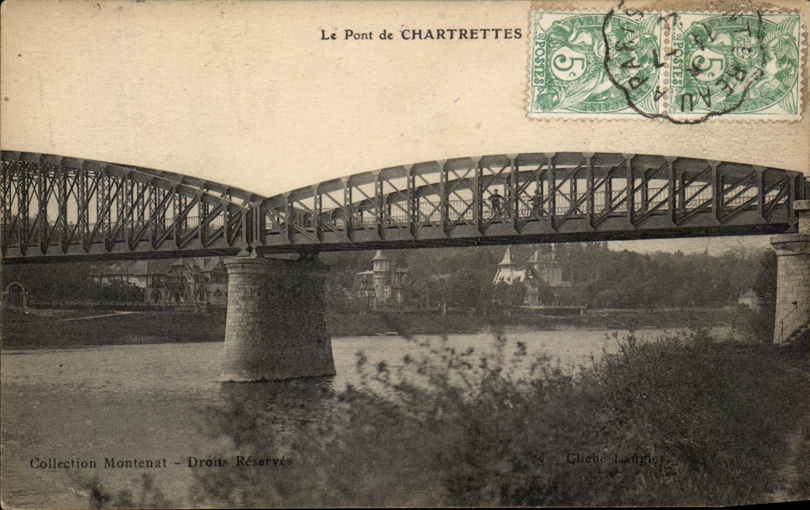 CPA Pont De Chartrettes