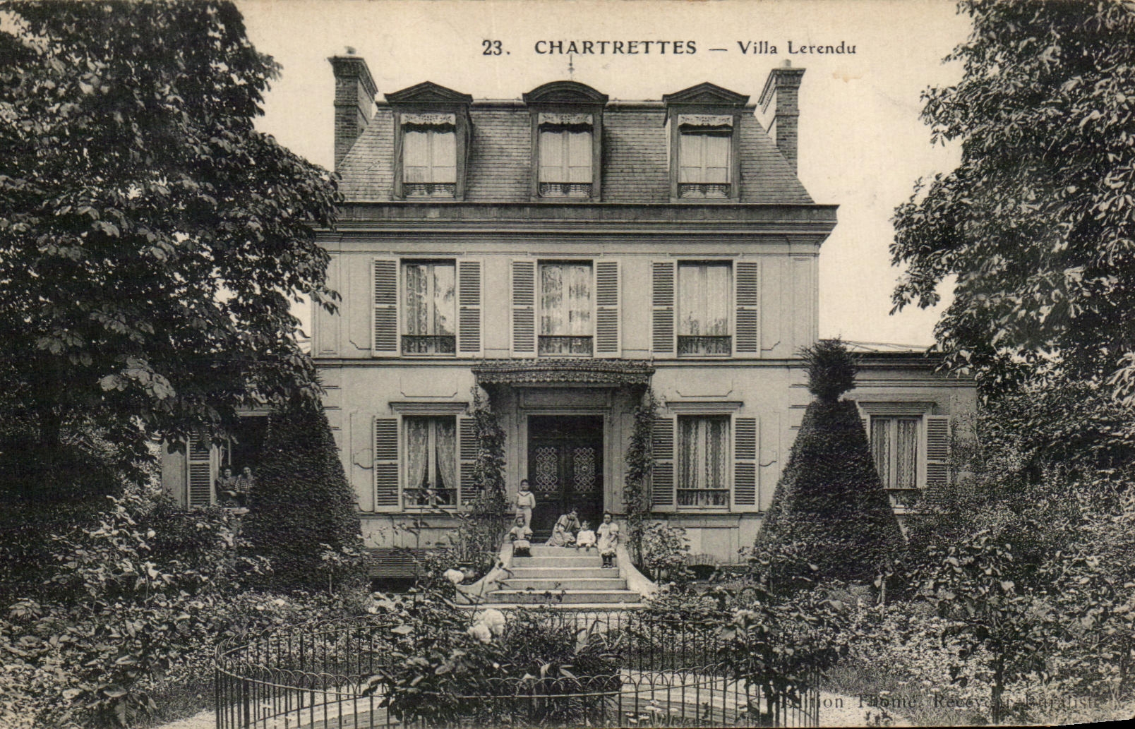 CPA Chartrettes Lerendu Villa