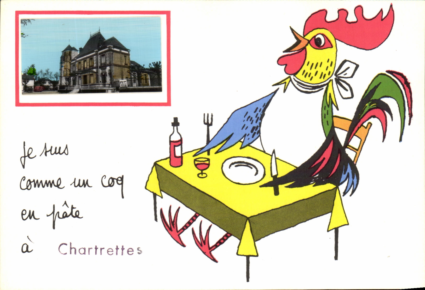 CPSM Chartrettes Cock