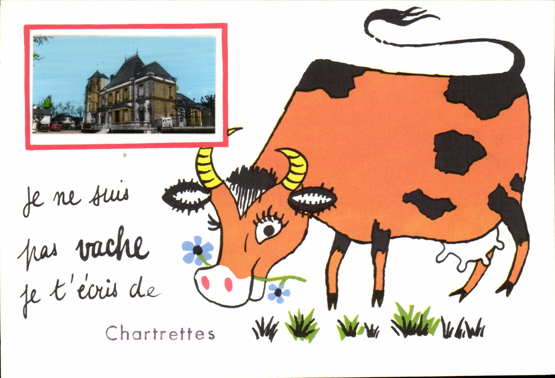 CPSM Chartrettes Cow