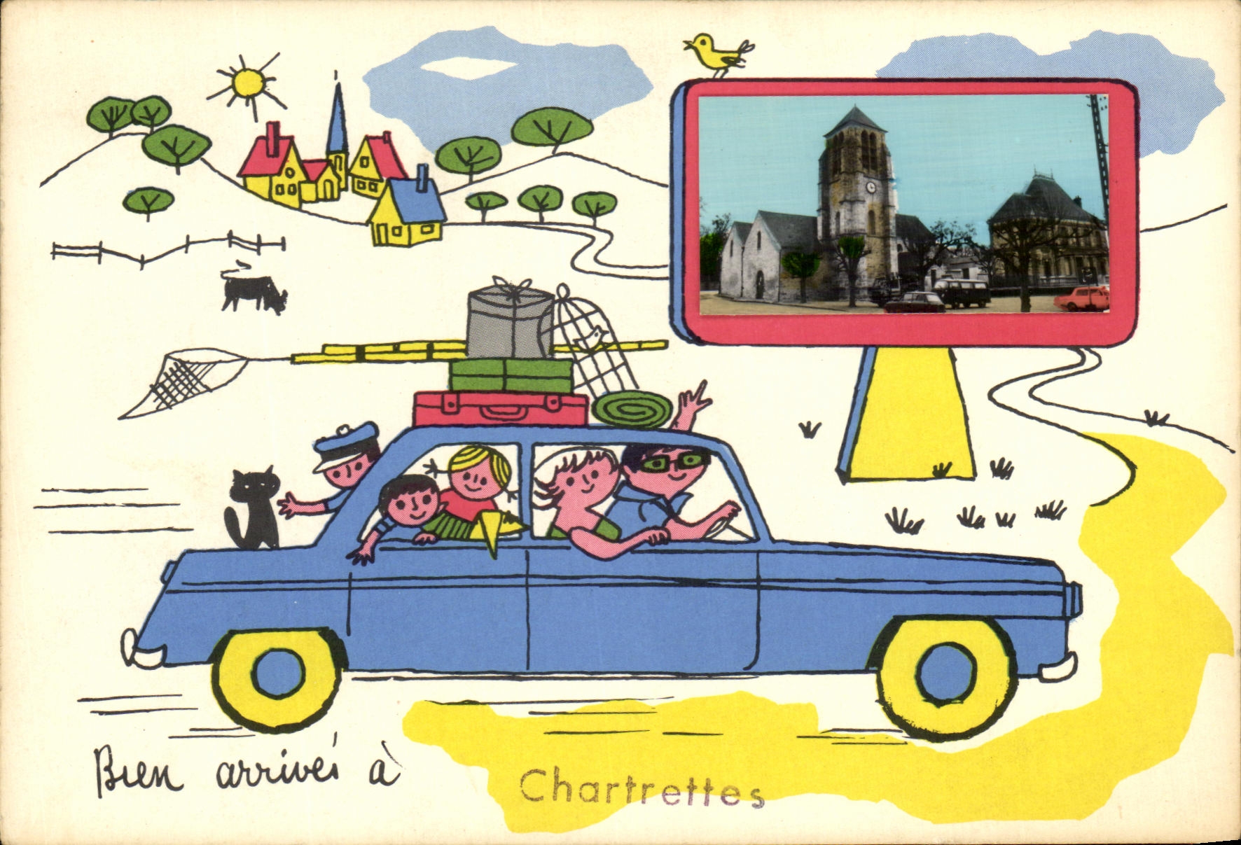 Automobile CPSM Chartrettes