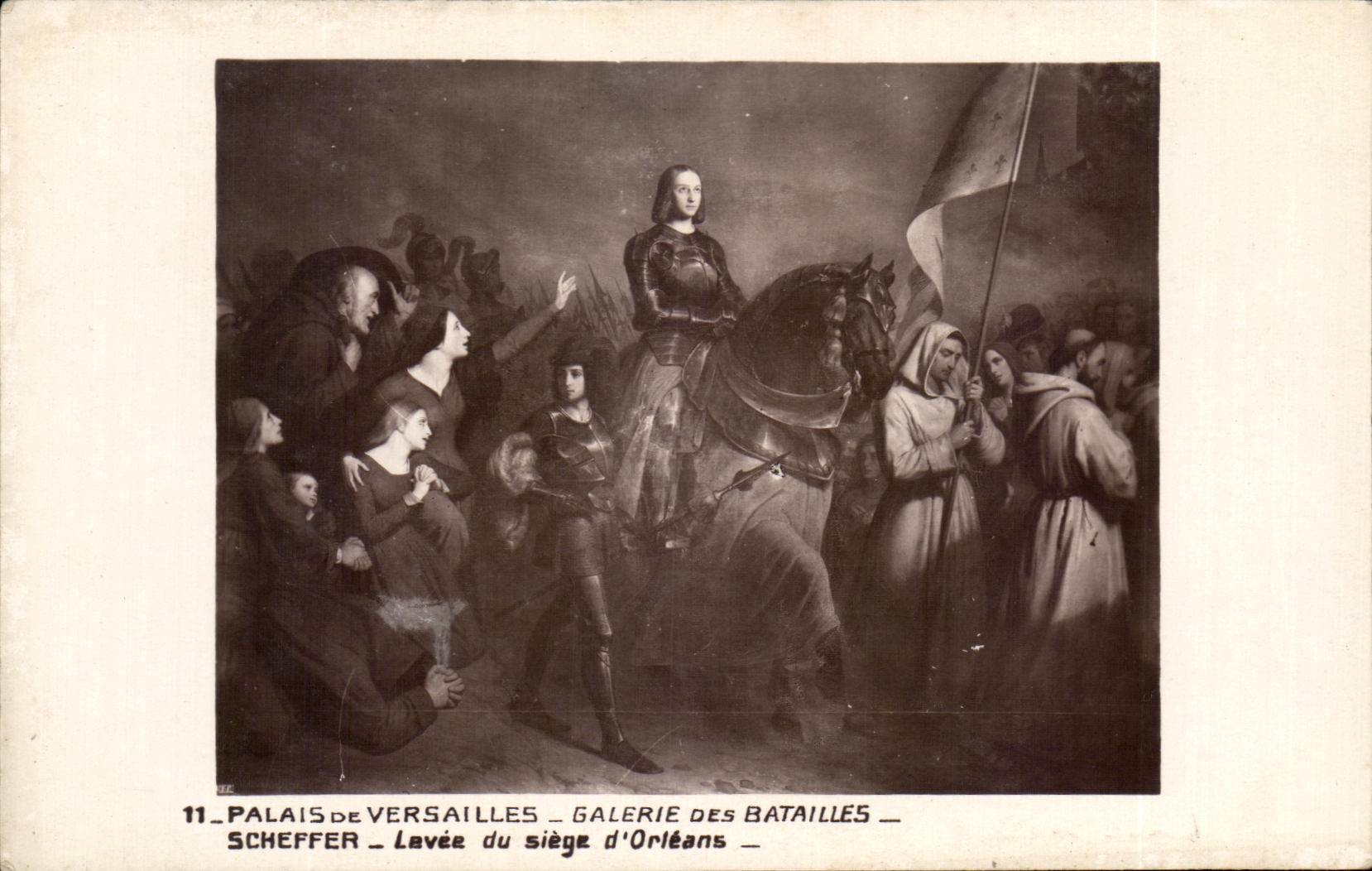 CPA Palais De Versailles Gallery Of the Scheffer Battles Raised Of the Seat of Orleans