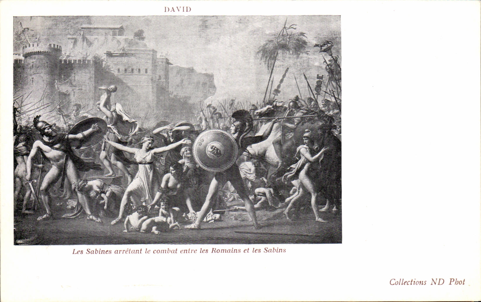 CPA David Sabines Stopping the Combat Enters the Romans and Sabins