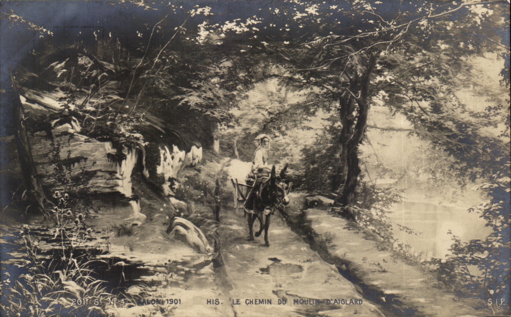 CPA Living room 1901 the Way Of the Mill D' Aiglard Ass