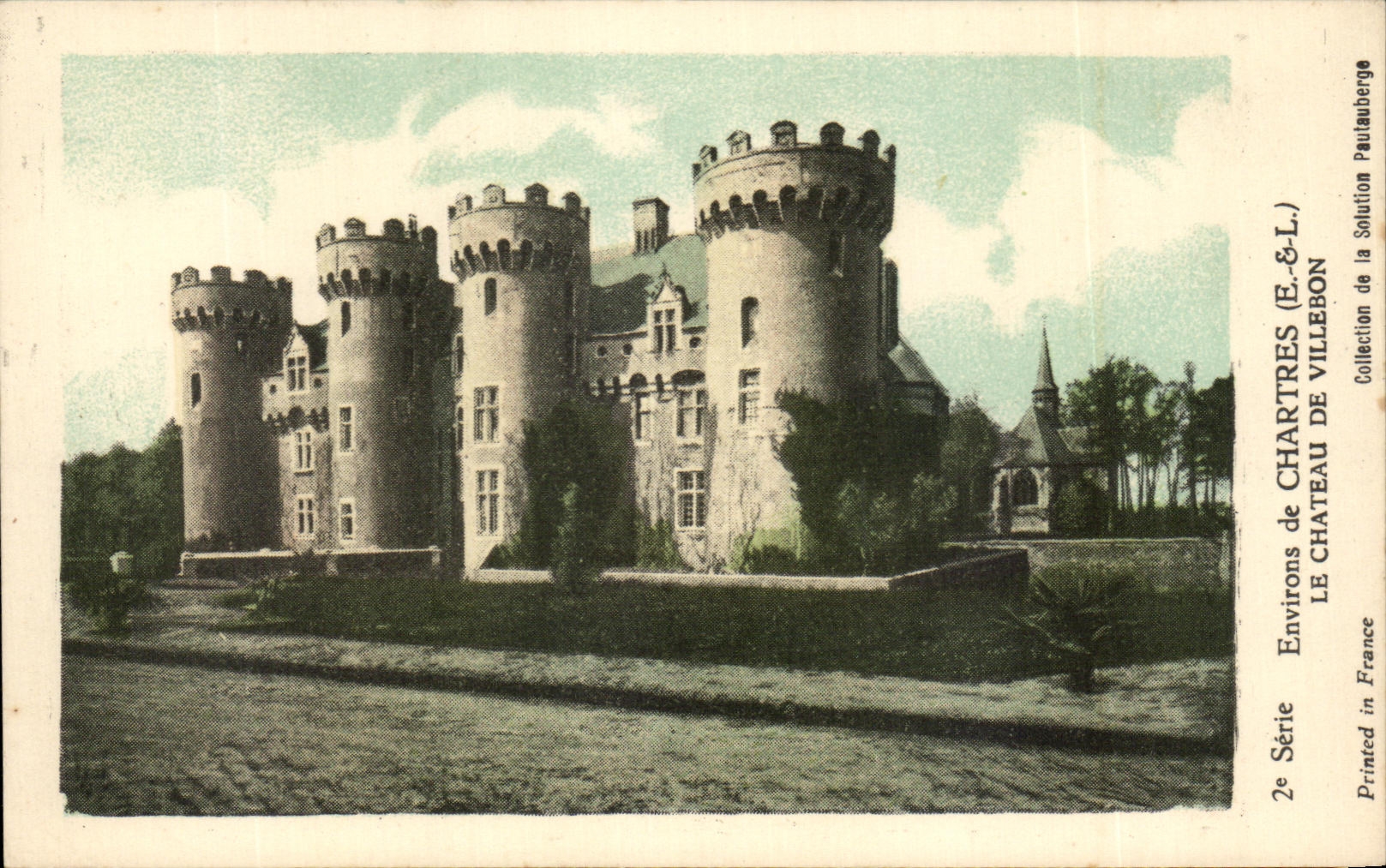 CPA Environs De Chartres the Castle of Villebon