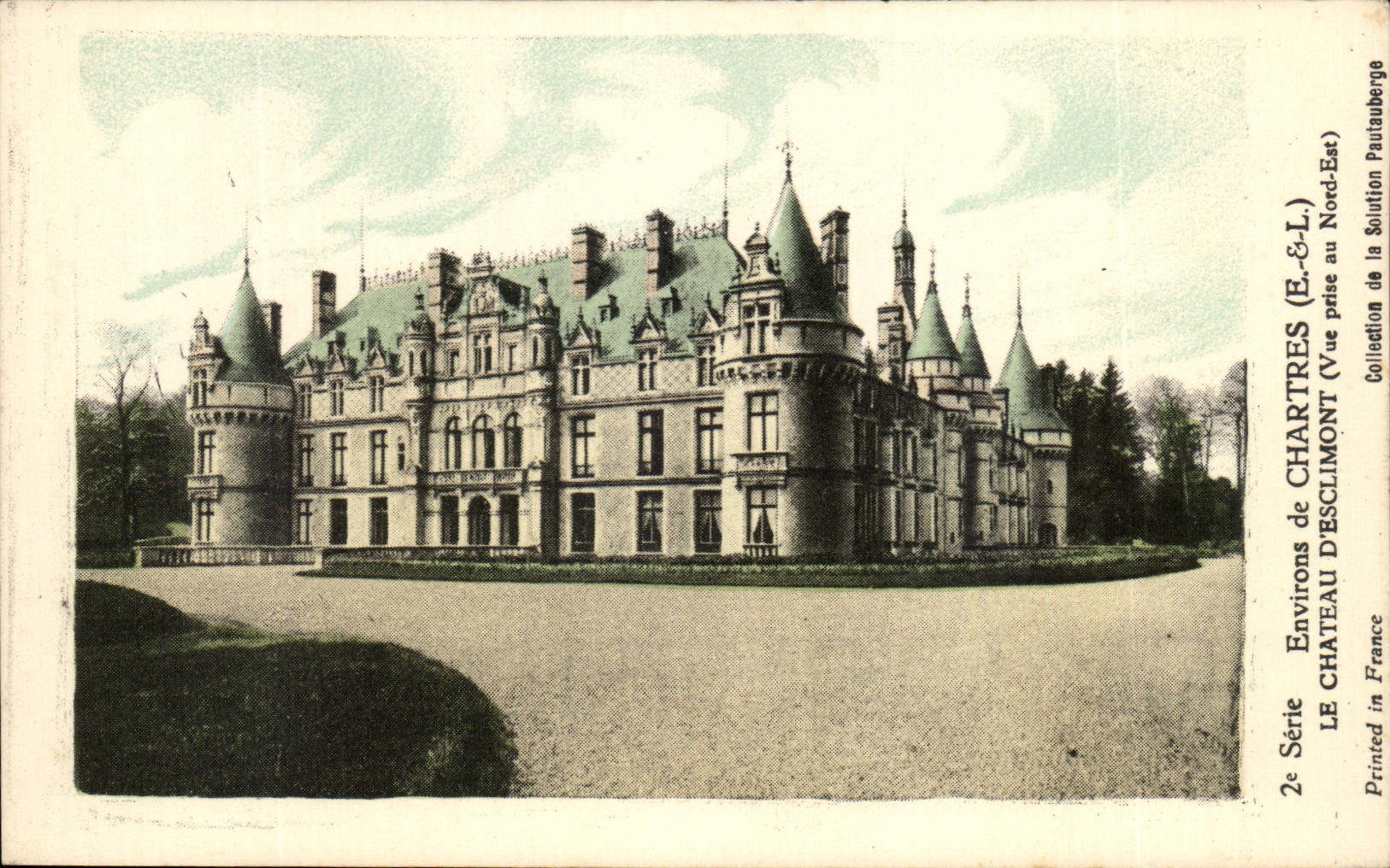 CPA Environs De Chartres the Castle D' Esclimont