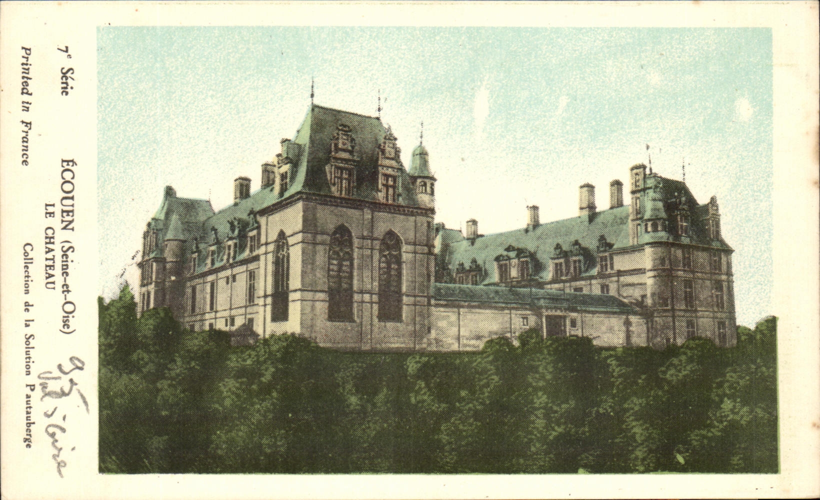 CPA Ecouen the Castle