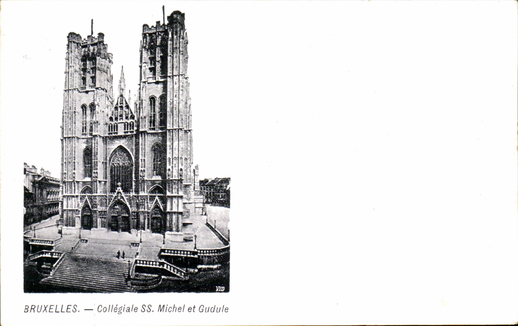 CPA Bruselas colegial S Miguel y Gudulia