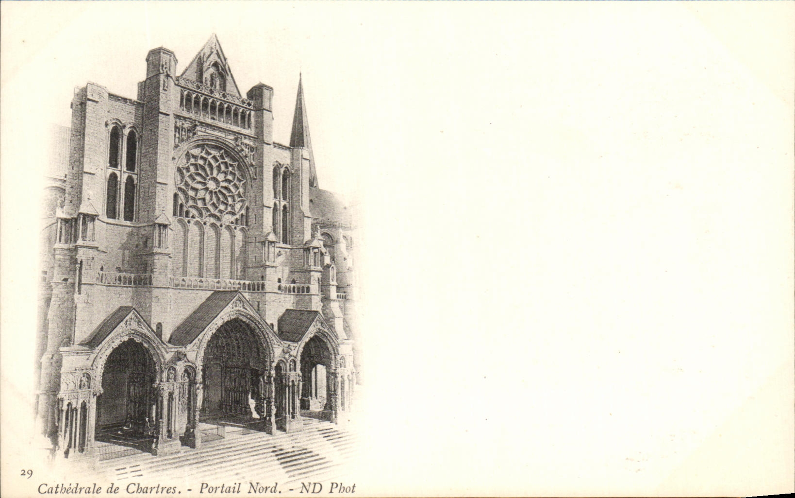 CPA Chartres Northern Cathedral of Gate
