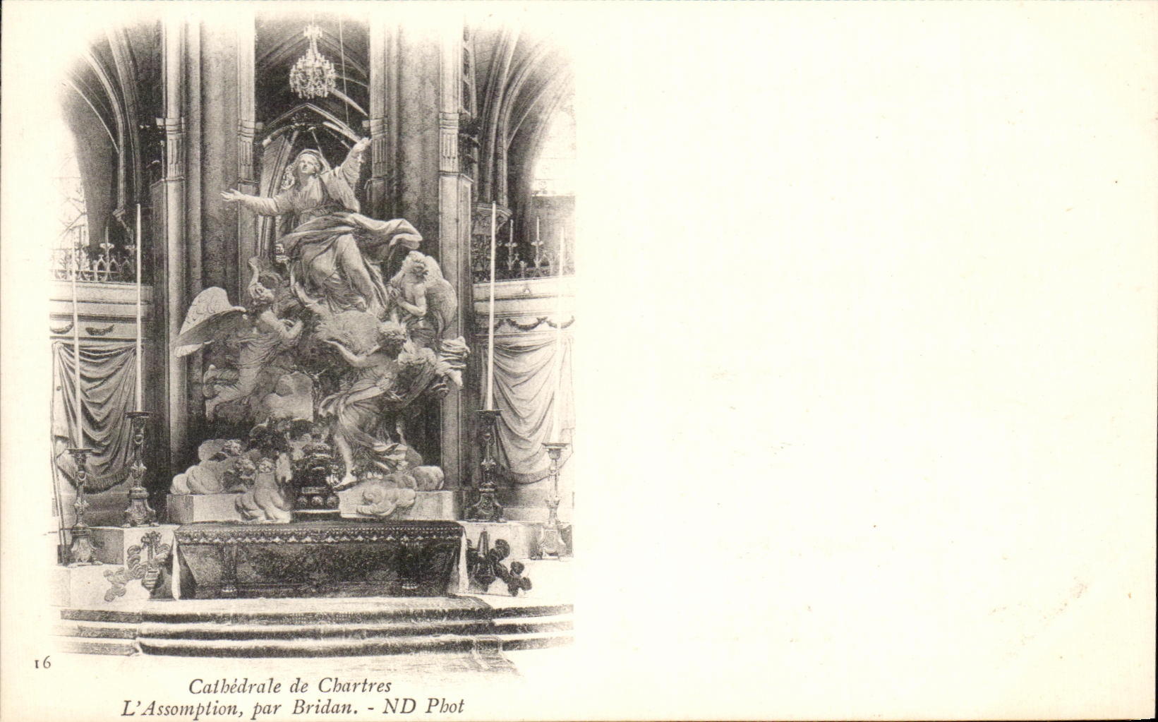 CPA Chartres Cathedral of the Assumption by Bridan