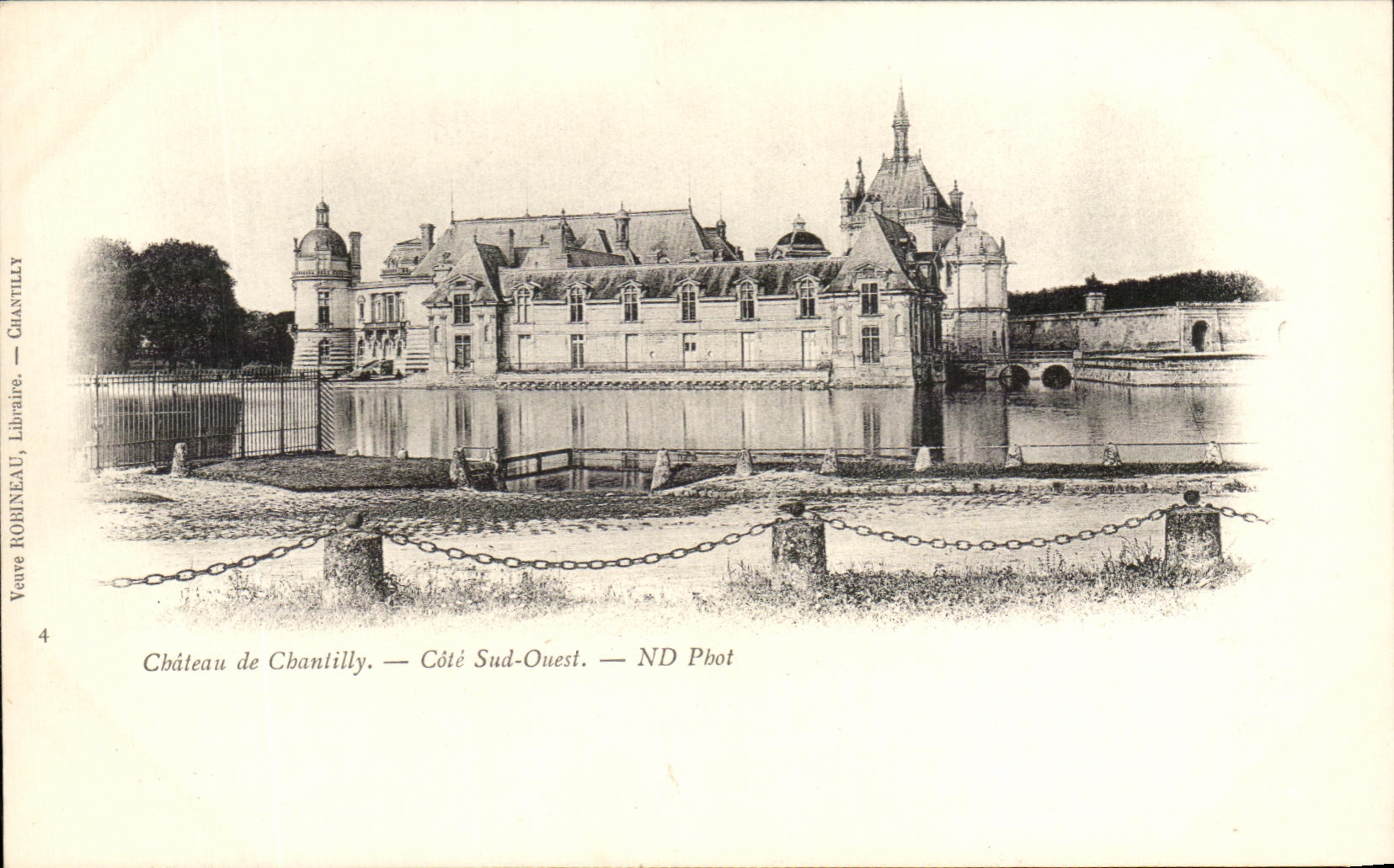 CPA Chateau de Chantilly Cote Sud Ouest