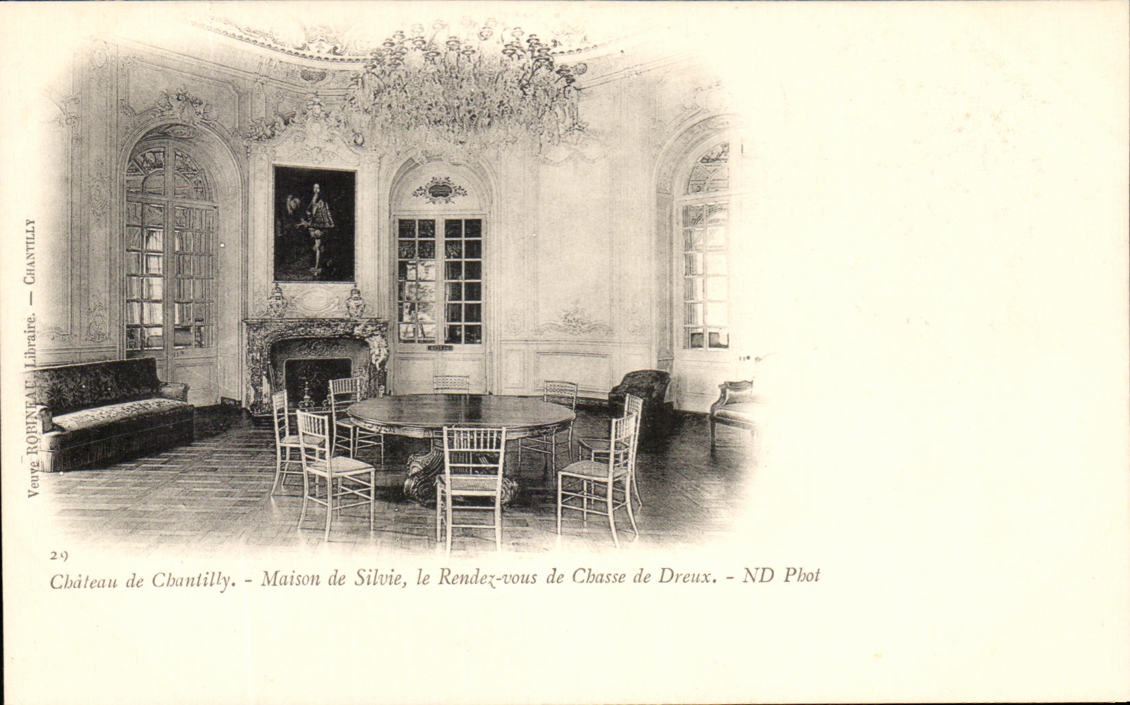 CPA Chateau De Chantilly Maison de Silvie Le Rendezvous de Chasse de Dreux