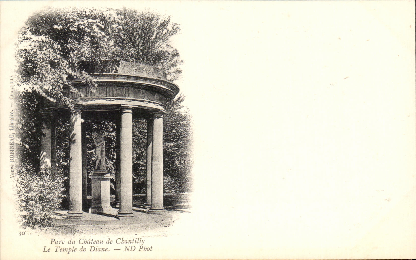 CPA Chateau De Chantilly Le Temple de Diane