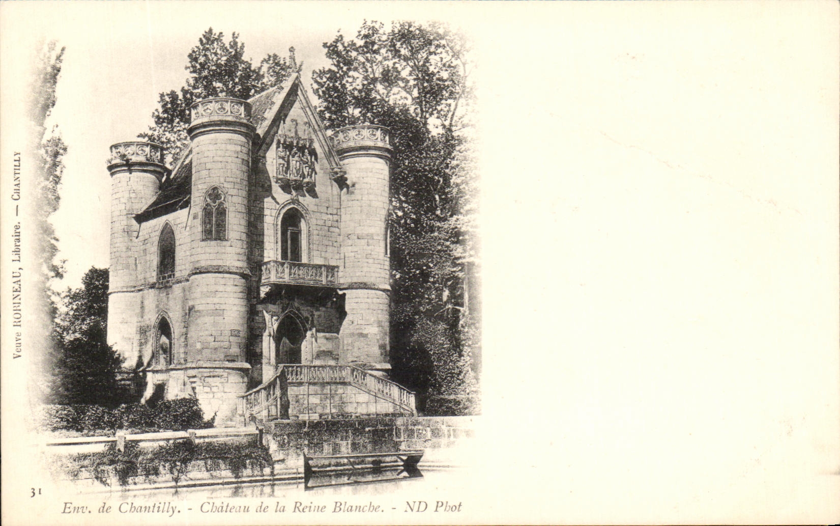 CPA Env de Chateau De Chantilly Chateau de La Reine Blanche