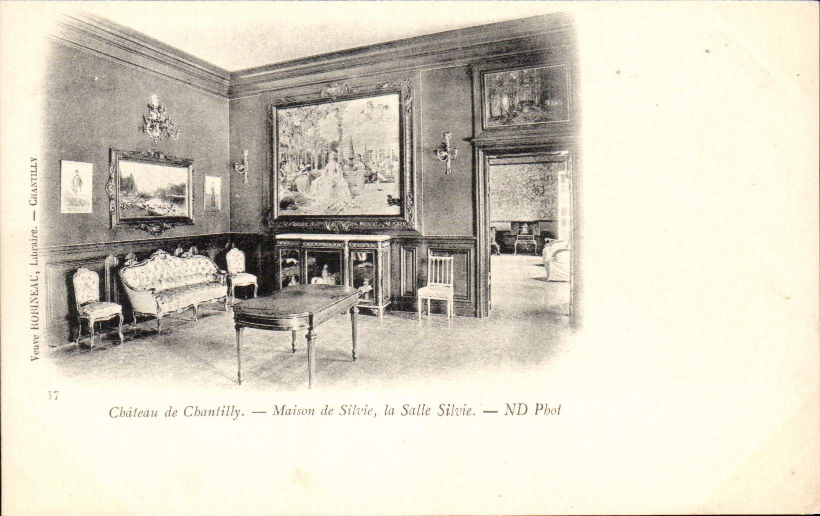 CPA Chateau De Chantilly Maison de Silvie La Salle Silvie
