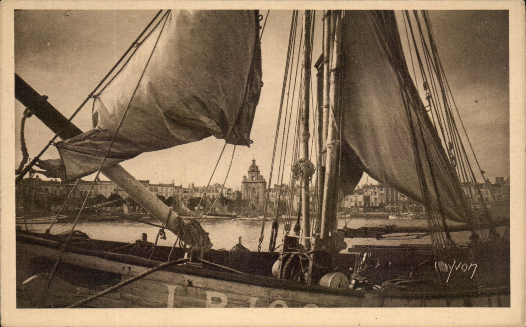 CPA La Rochelle a Corner of the Port Boat