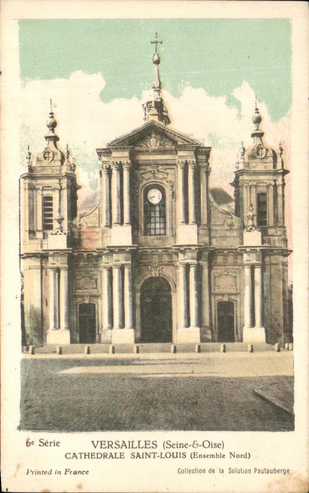 CPA Versailles Cathedrale Saint Louis 