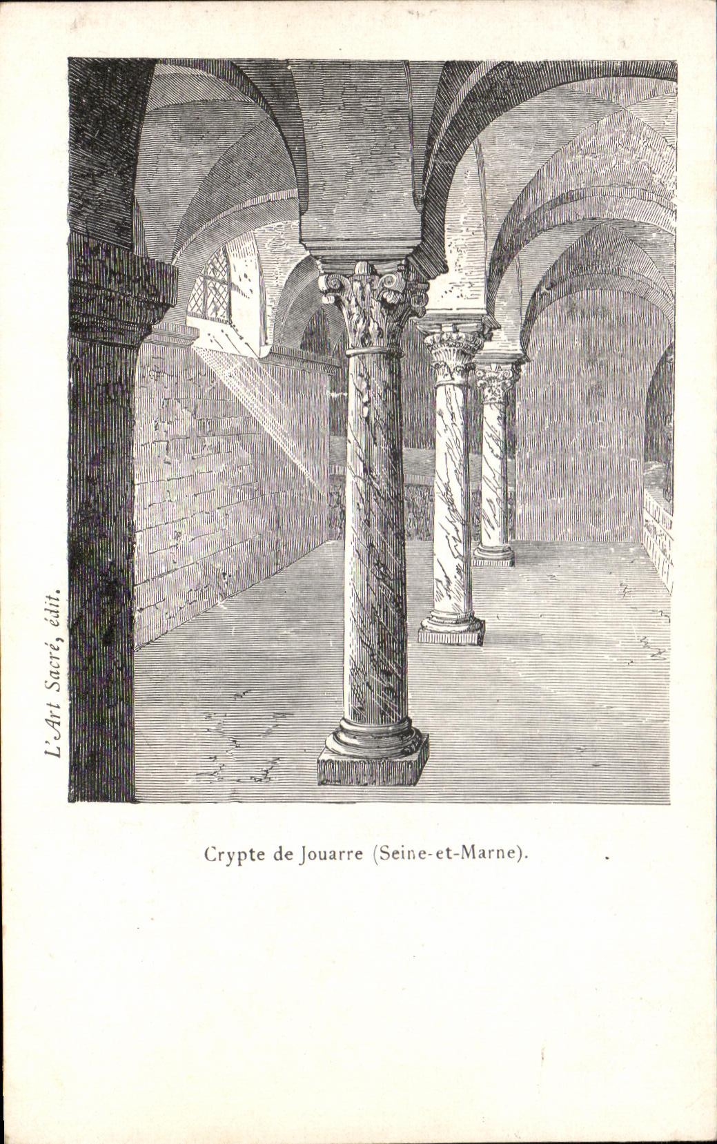 CPA Crypt of Jouarre