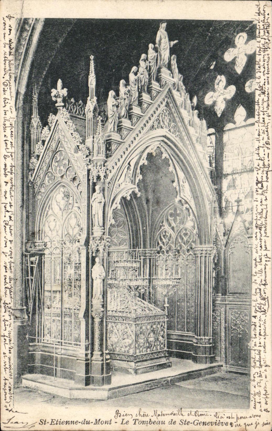 CPA St Etienne del montaje la tumba del co Genevieve