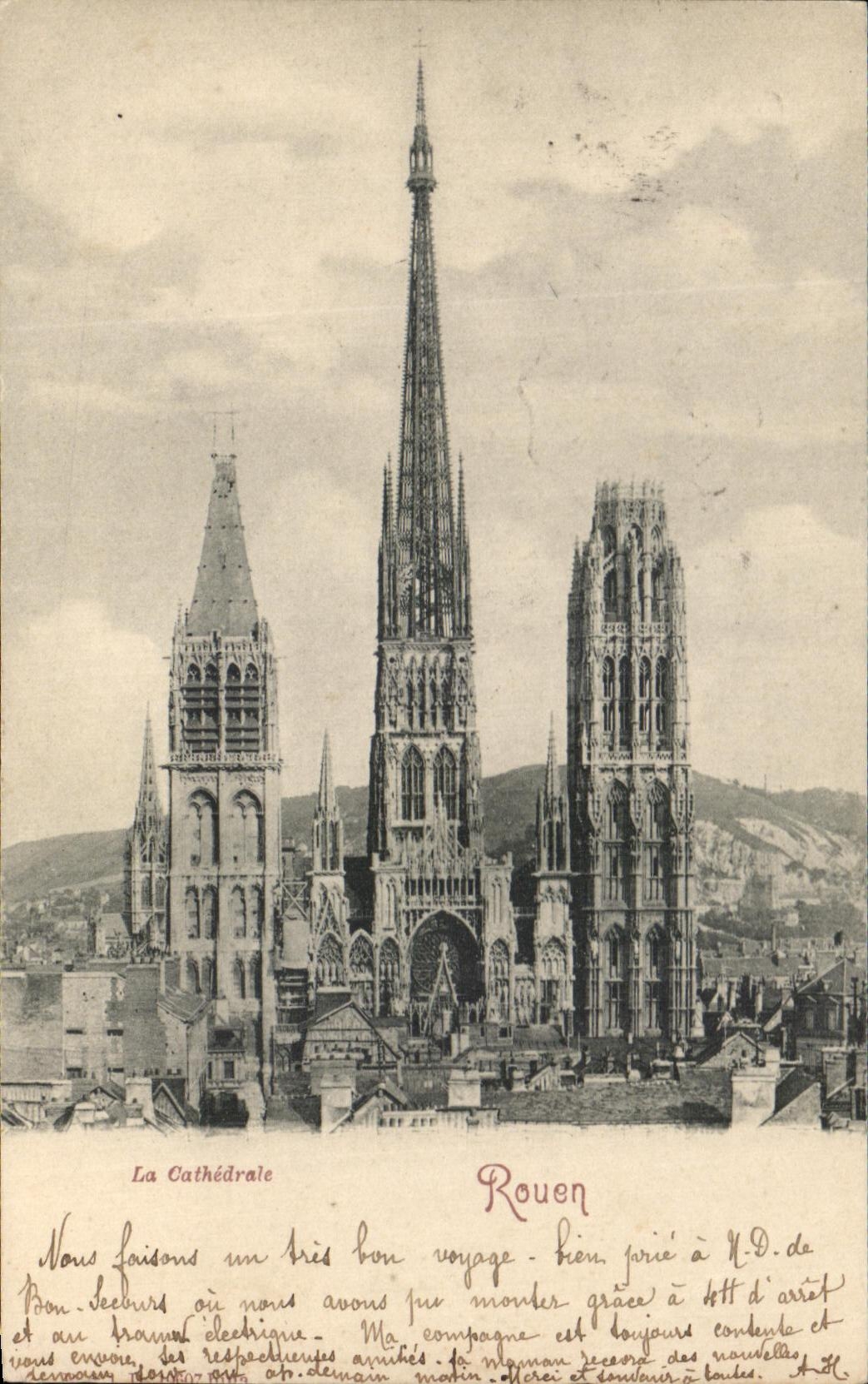 CPA the Rouen Cathedral