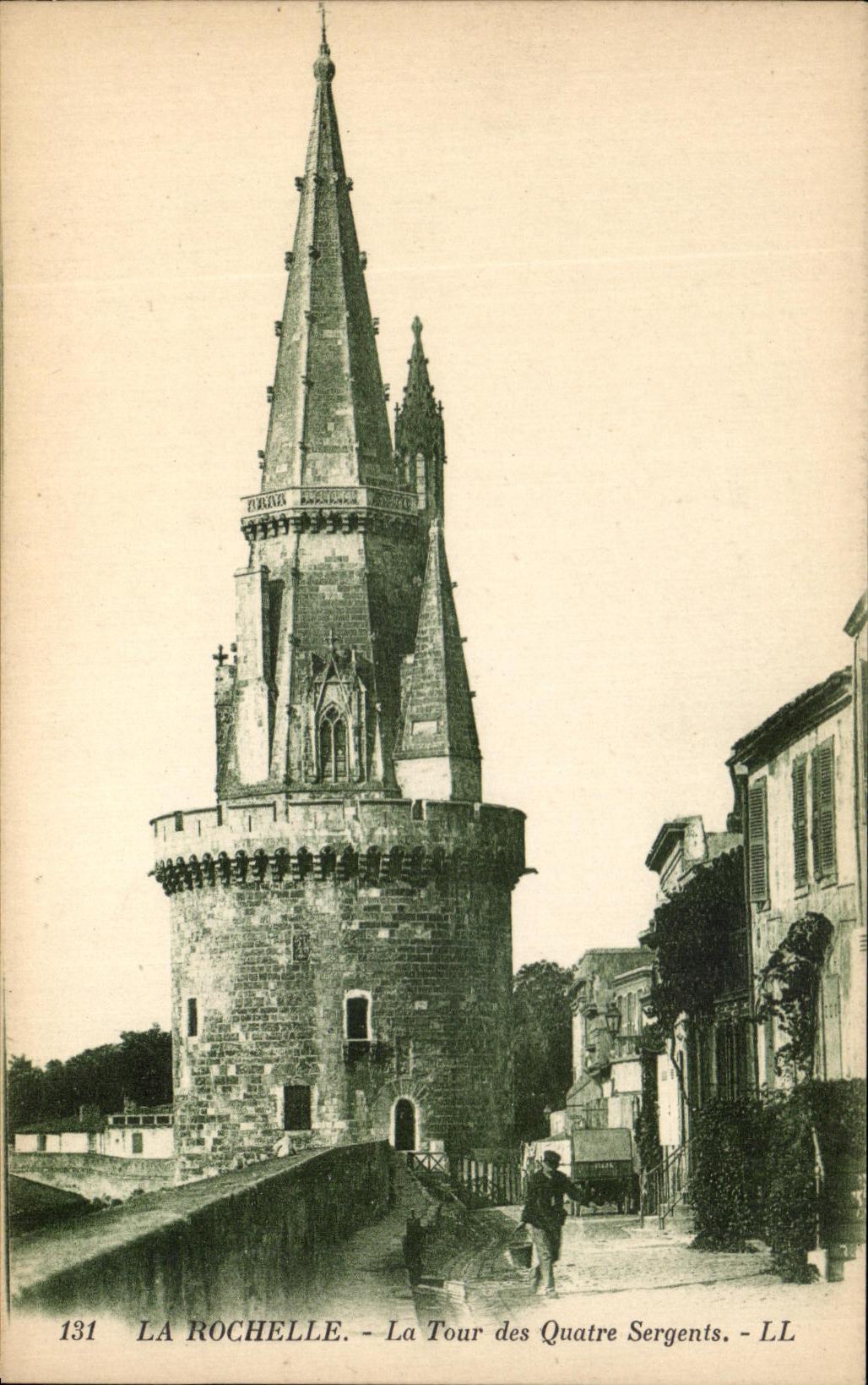 CPA La Rochelle la torre de los cuatro sargentos