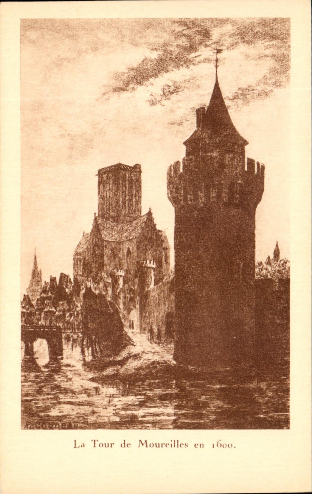 CPA la torre de Moureilles en La Rochelle 1600