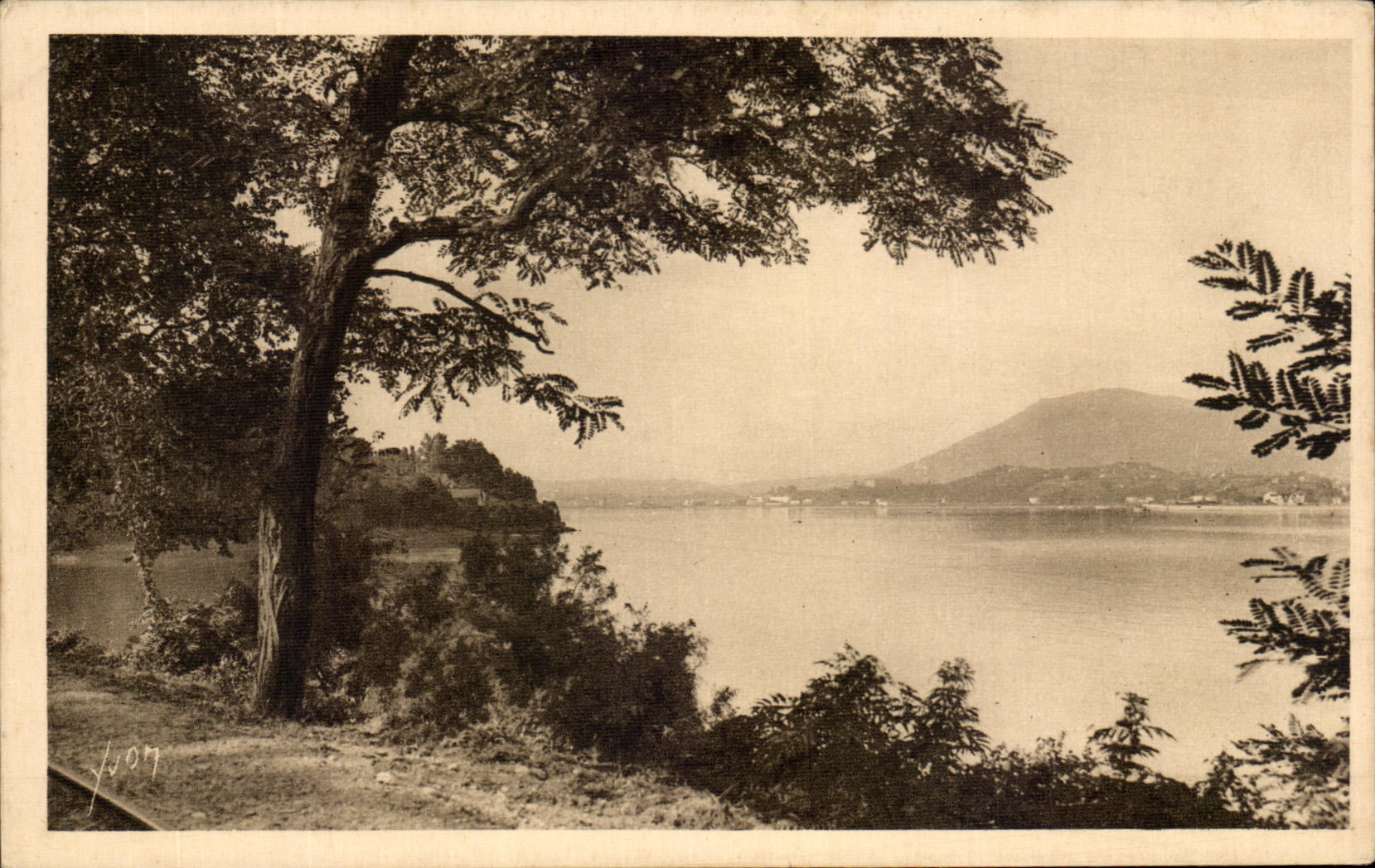 CPA Hendaye La Bidassoa seen of the Boulevard of the Beach