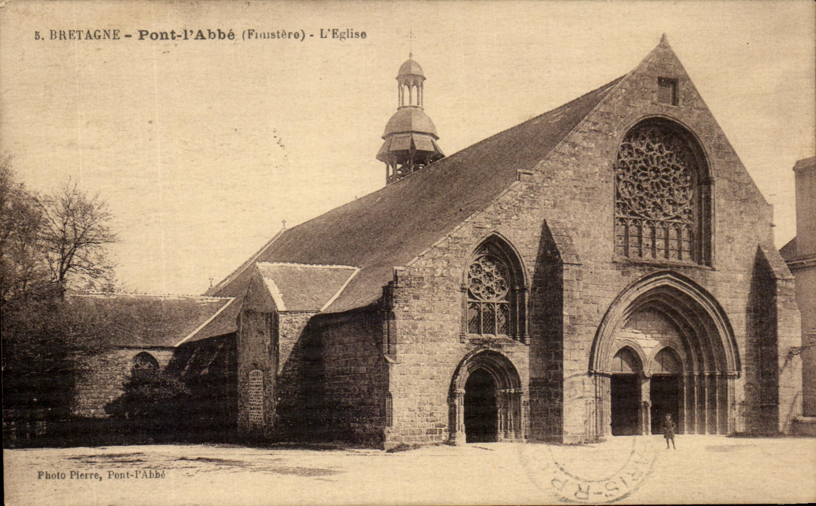 CPA Brittany Bridge the Abbot the Church