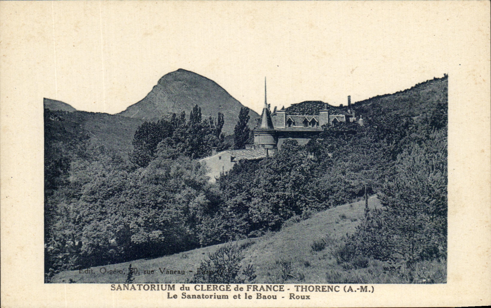 Sanatorio de CPA del clero de Thornec Francia Sanatorium And Russet-red Baou