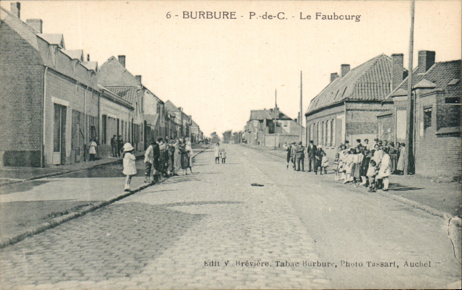 CPA Burbure Le Faubourg 