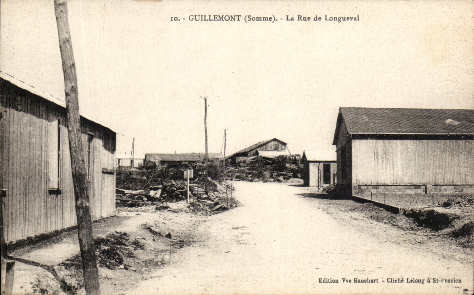 CPA Guillemont La Street De Longueval
