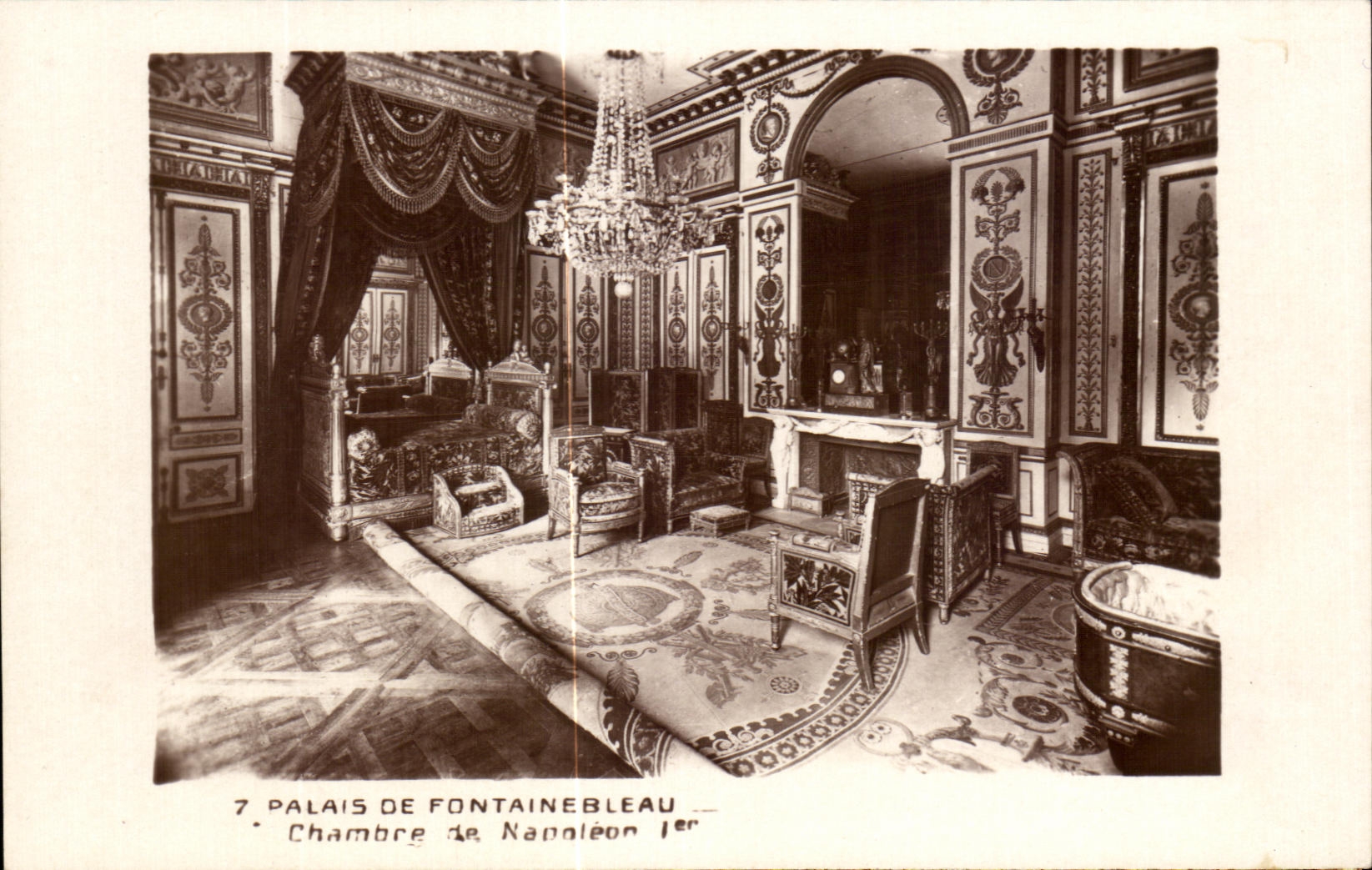 CPA Palate De Fontainebleau Room Of Napoleon 1st