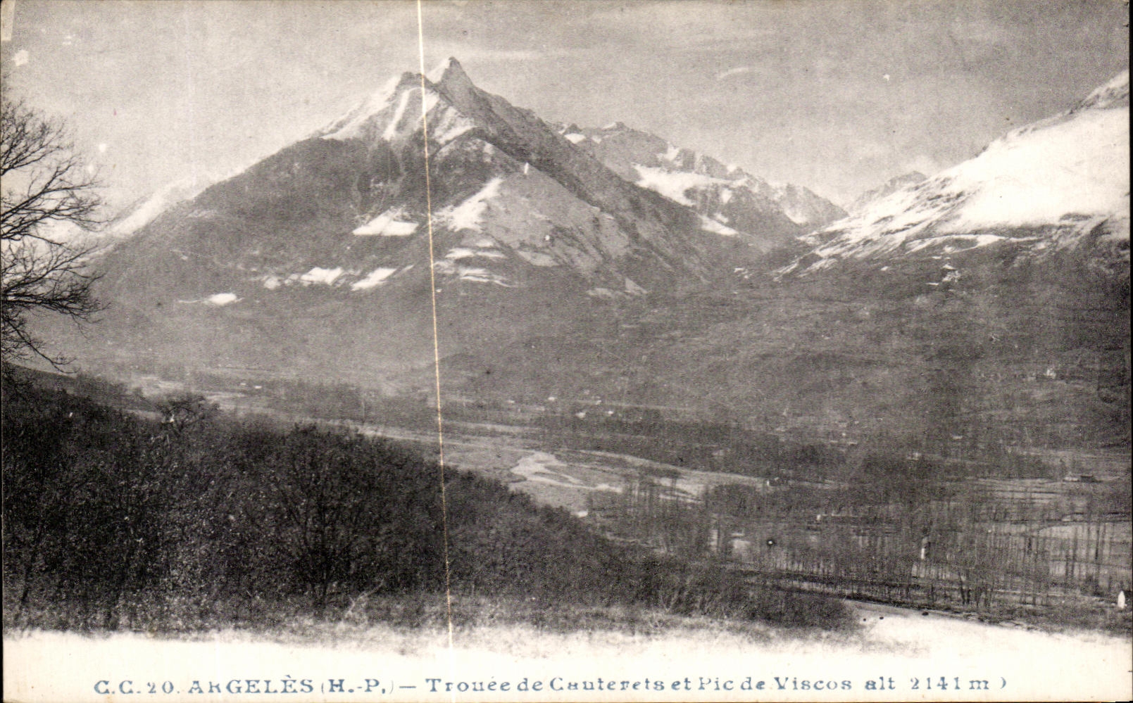 CPA Argeles Trouee De Cauterets y Pic De Viscos