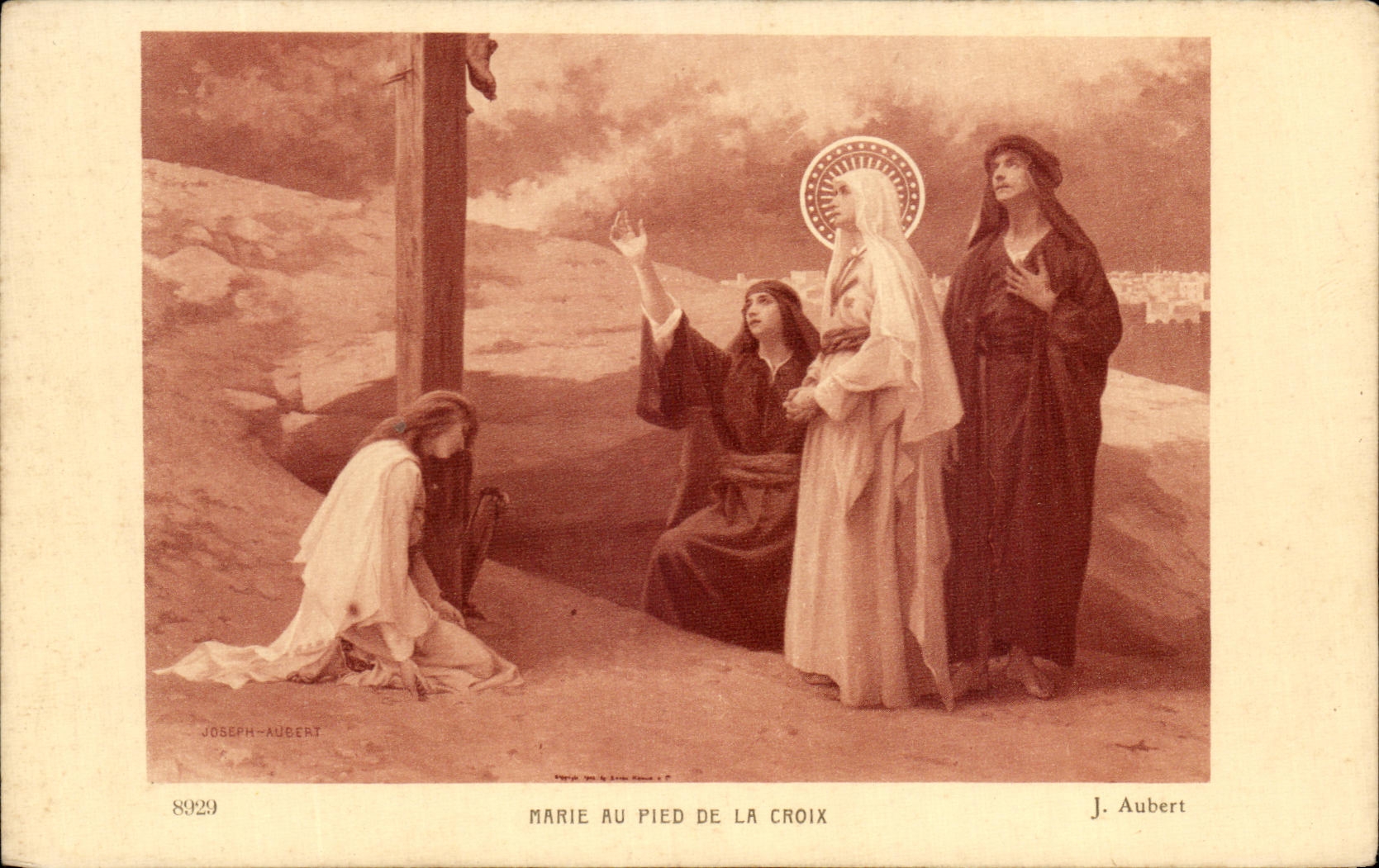 CPA Marie Au Pied de la Croix