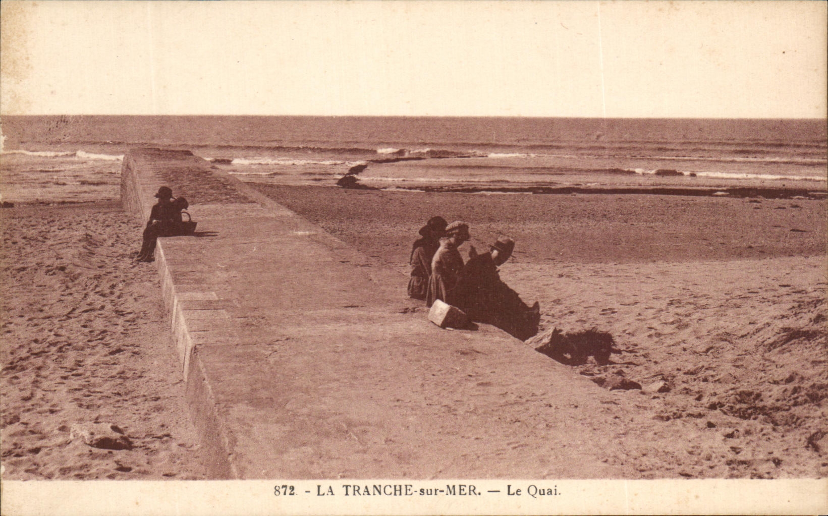 CPA the Section On Sea the Quay