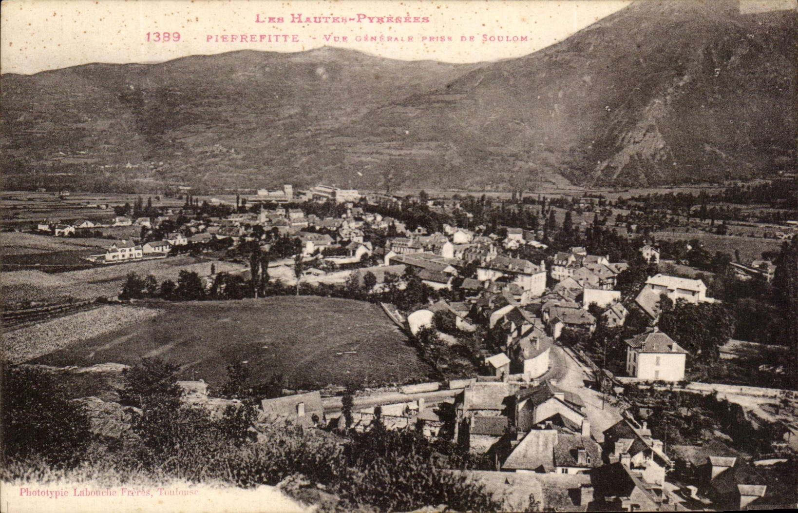 CPA Les Hautes Pyrenees Pierrefitte Vue Generale Prise De Soulom