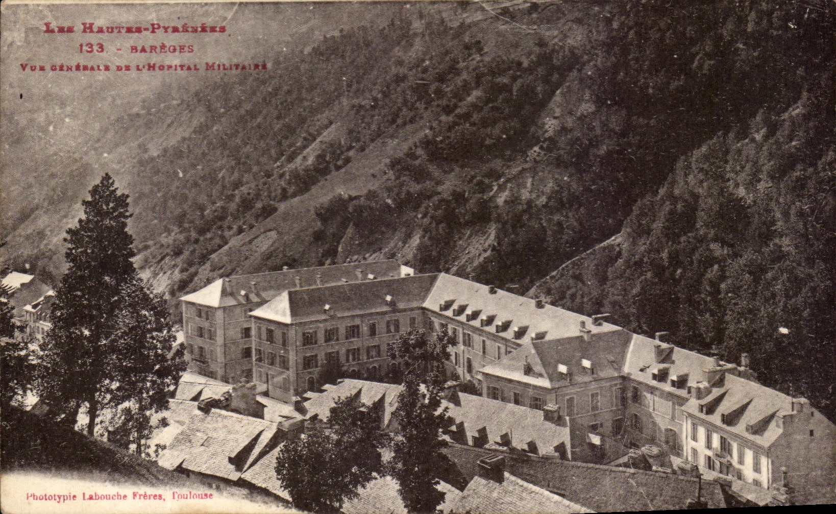 CPA Les Hautes Pyreness Bareges Vue Generale De l'hopital militaire Militaria 