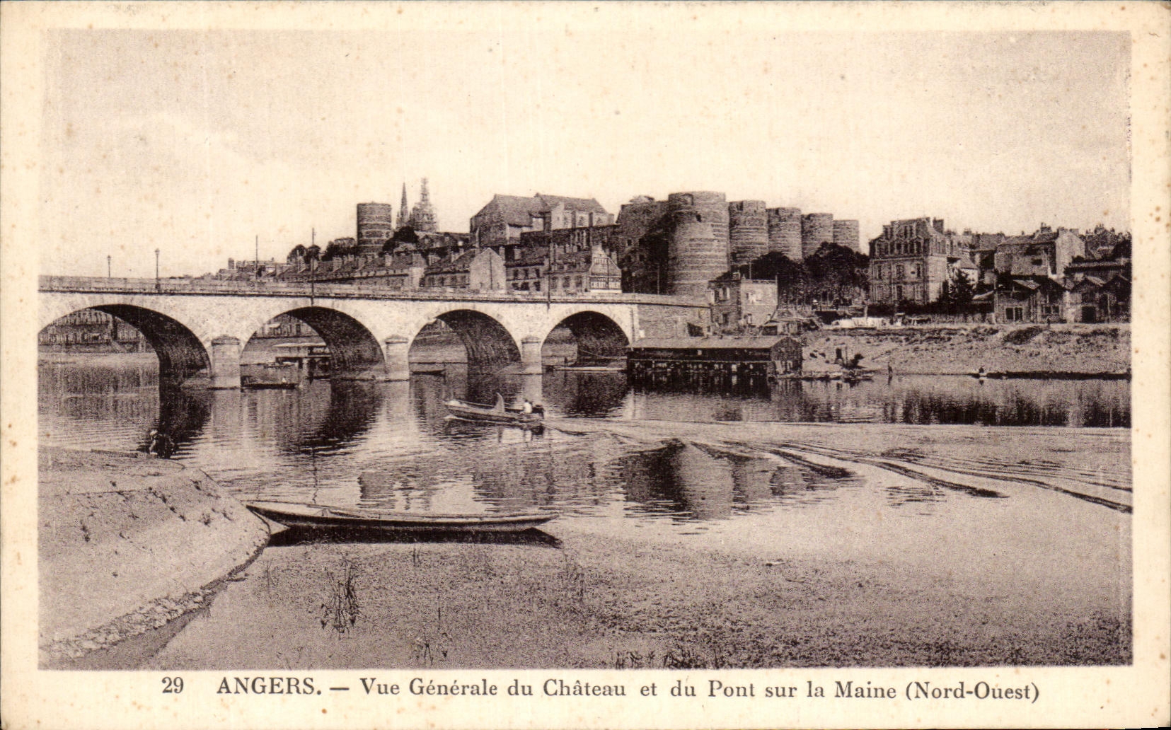 CPA Angels View of the Castle and the Bridge on Maine