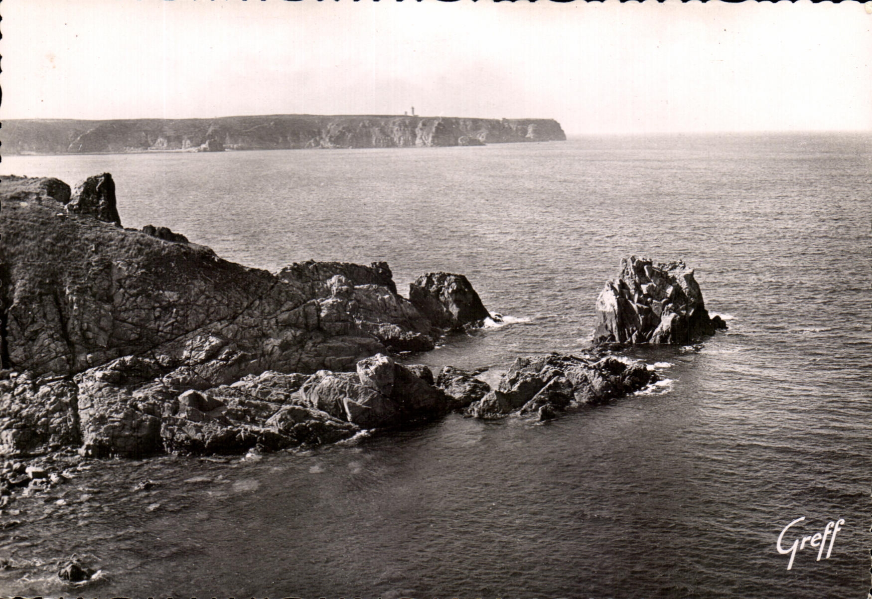 CPA In Brittany Dimensions Emerald the Cape Frehel seen of Fort La Latte