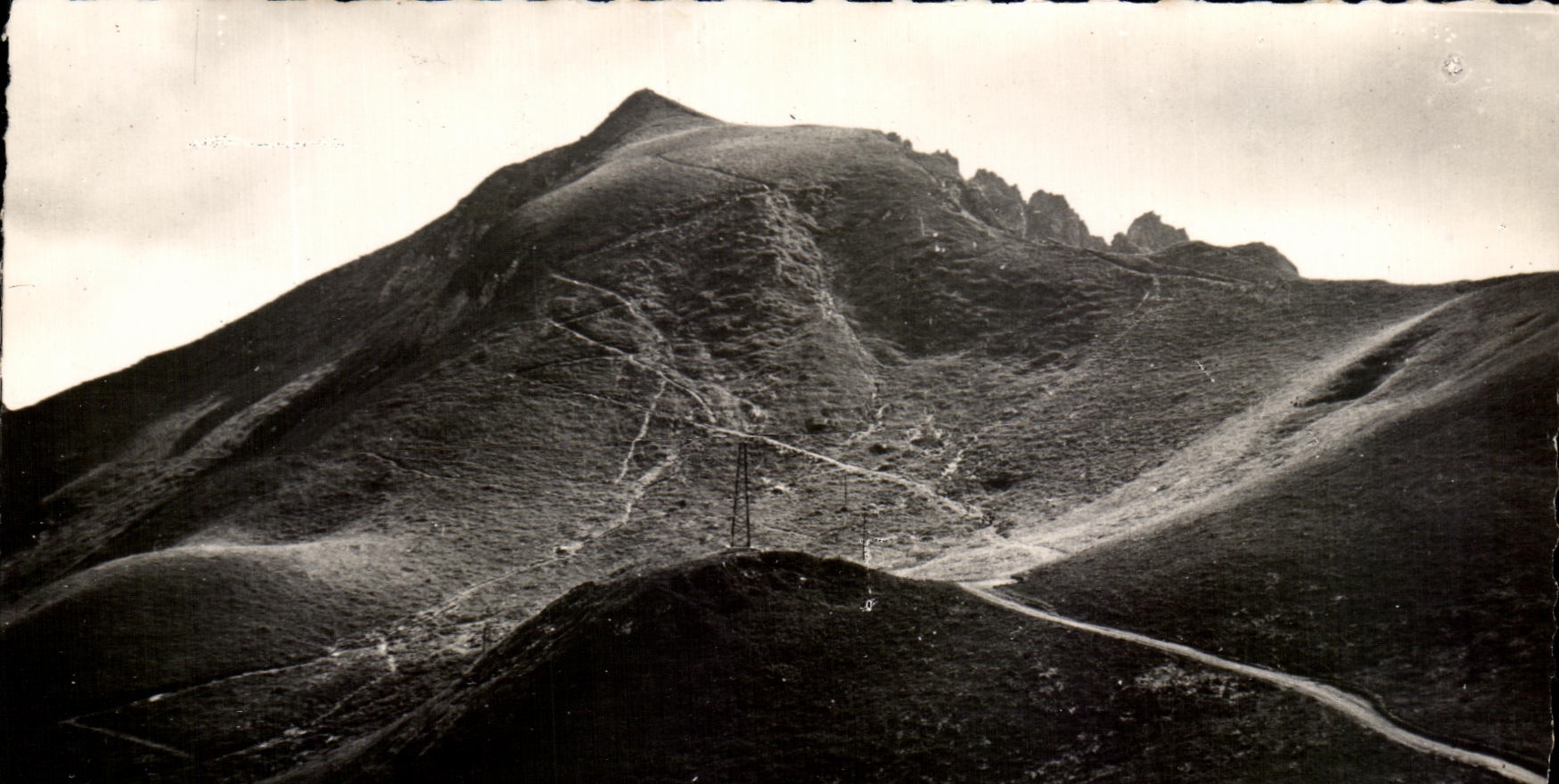 CPA Auvergne Peak of Northern Sancy aspect
