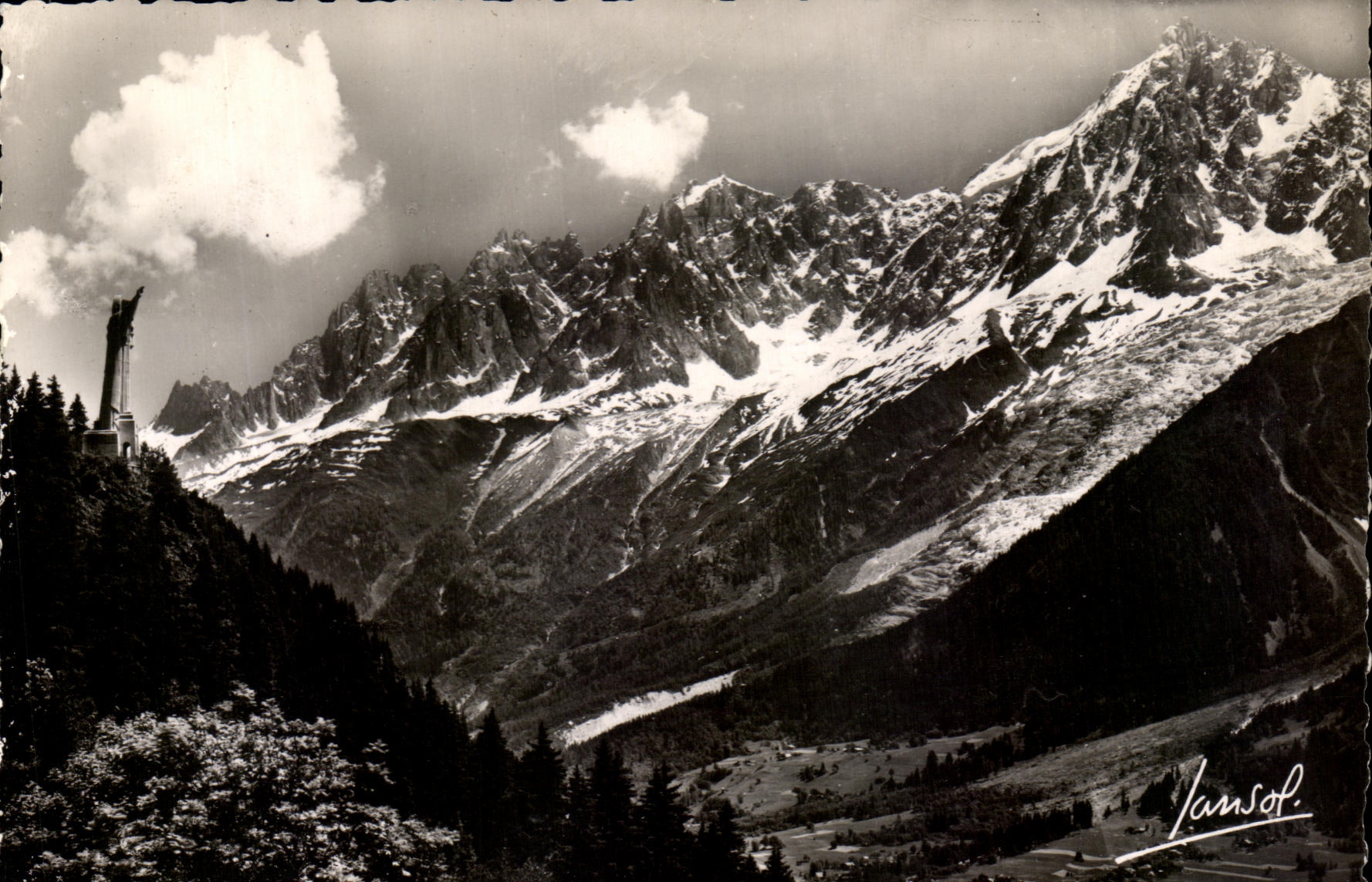 CPA Houches Alt (a) Christ King and Needles of Chamonix