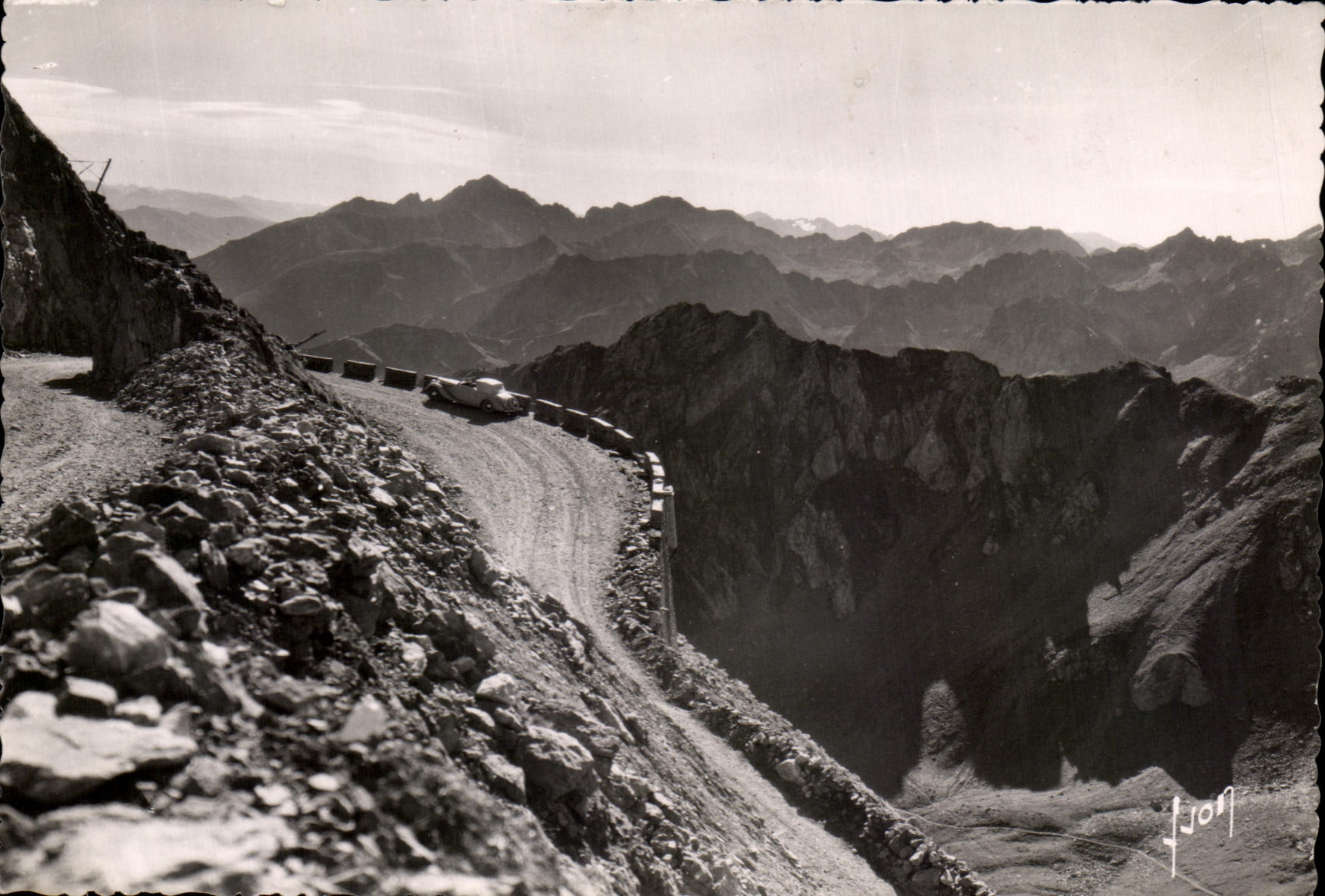CPA Le Tourmalet Altitude Route du Tourmalet et du Pic du Midi