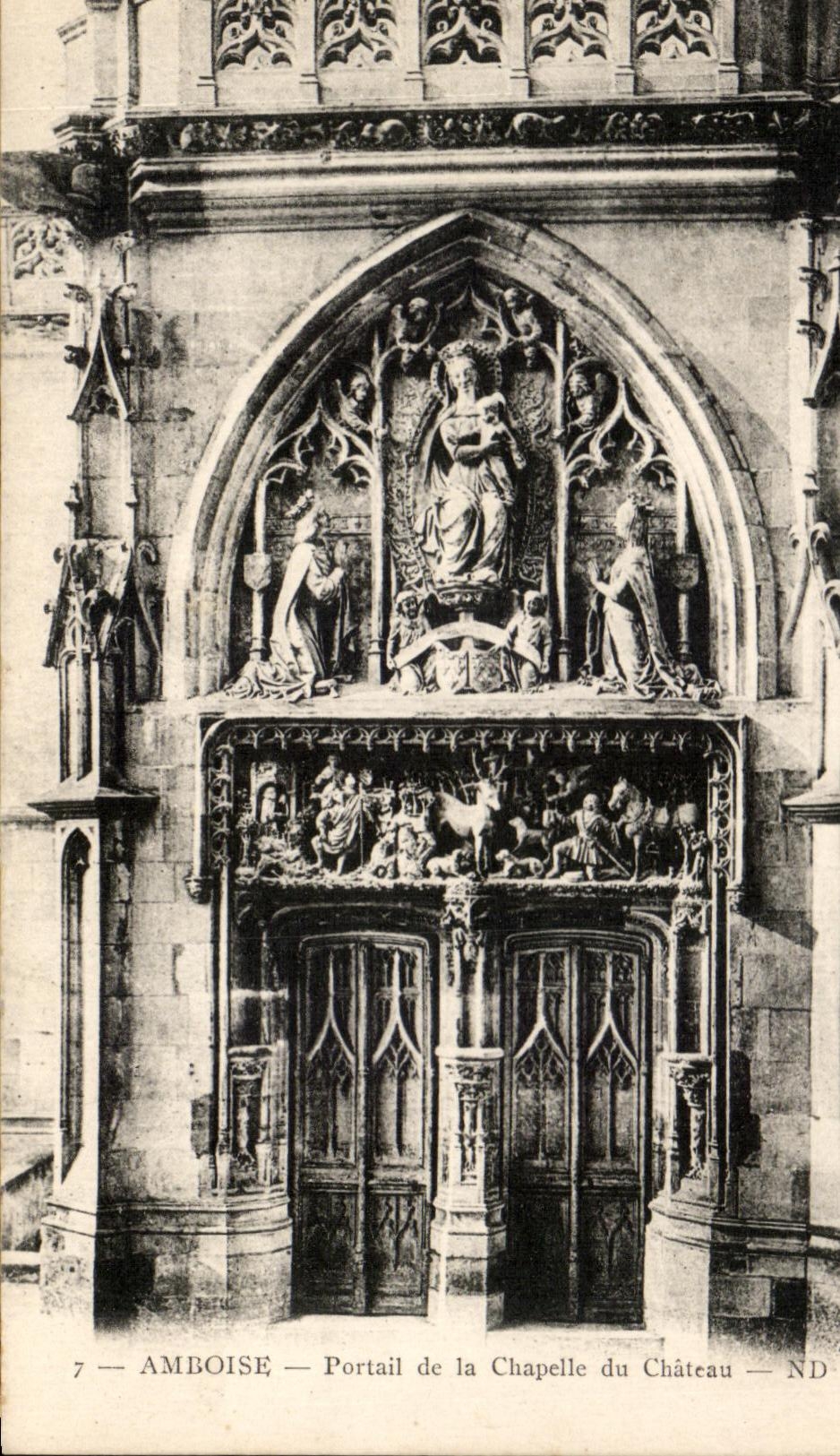 Puerta de CPA Amboise de la camara acorazada del castillo