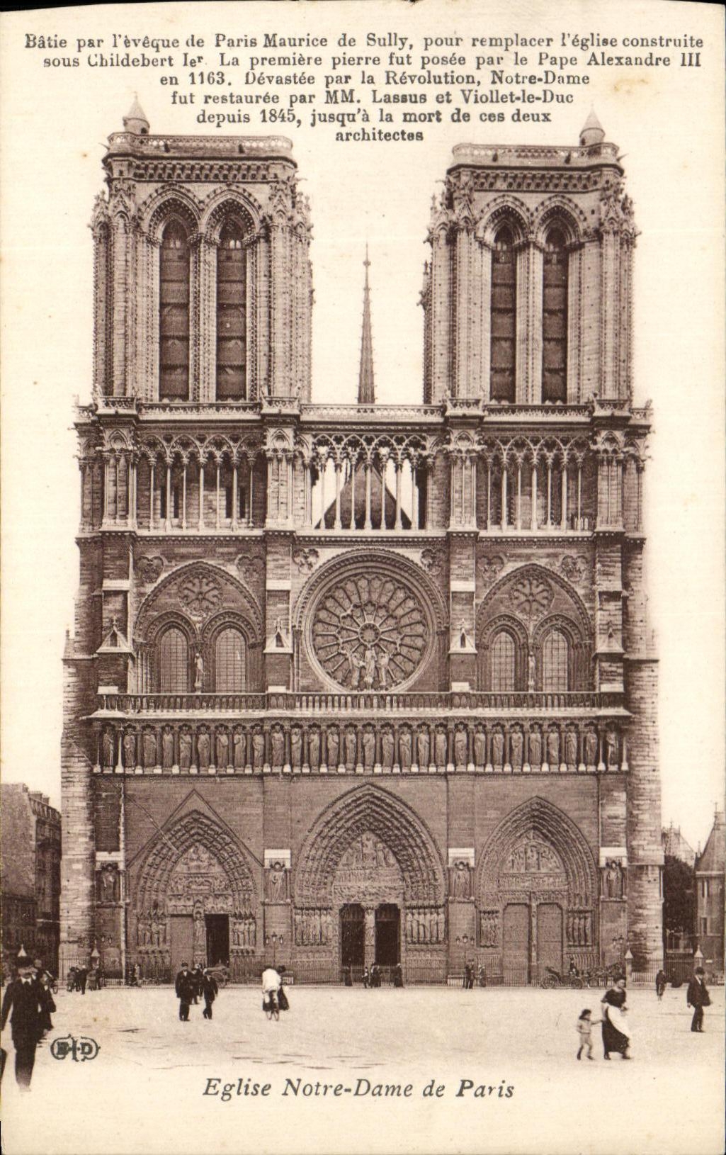 CPA Church Notre Dame de Paris