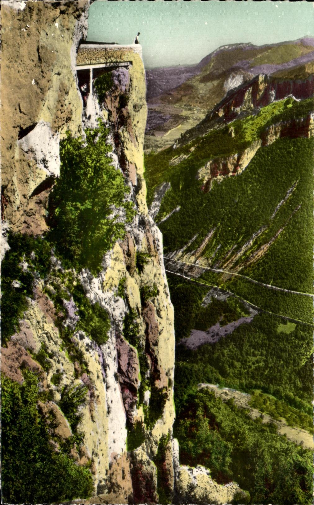 CPA Saint Jean In Royans La Route De Combe Laval has Pic